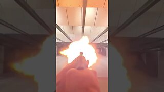 CVA pistol from the shooter’s perspective