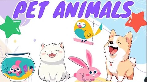 Pet Animals For Kids | Keeping Pets | Taking Care 😄