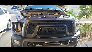 (No Grille Removal Needed) Replacing your Ram Headlights! Auxito LED Installation #auxito