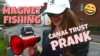 Magnet Fishing Canal Trust Prank. We PRANK The Blazing Magnets.