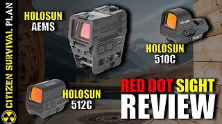 Review of the @holosun AEMS vs the Holosun 510C & 512C Red Dot Sight