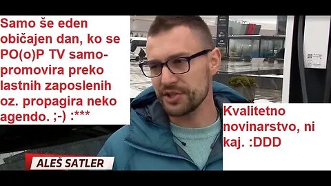 Primer, ko PO(o)P TV Izkoristi Lastne Zaposlene za (Samo)Promocijo (Neke Agende) #1