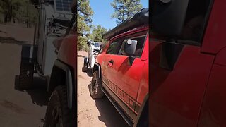 fJ Cruiser and a Hiker Off-road trailer.