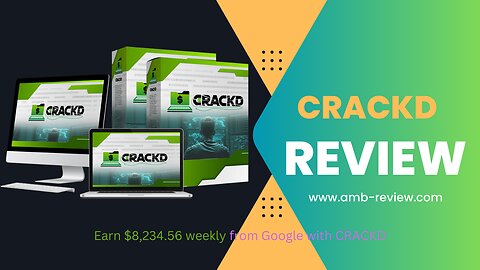 Earn $8,234.56 weekly from Google with CRACKD (Demo Video)
