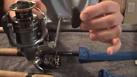 Shimano Sahara 3000FE Spinning Reel & Setups