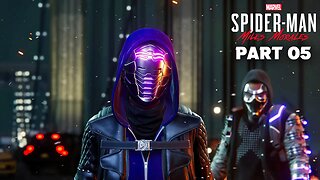 SPIDER-MAN MILES MORALES PS4 Walkthrough Gameplay Part 5 - CORPORATE ESPIONAGE (PS4)