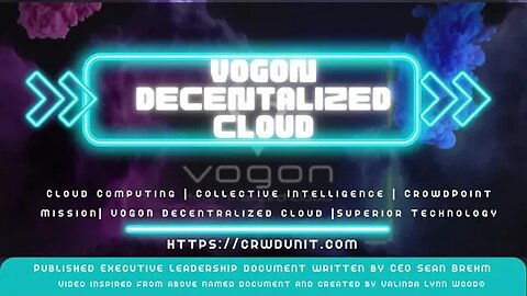 VOGON DeCentralized Cloud Video 1