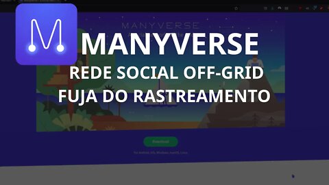 Manyverse - Rede social off-grid descentralizada. Alternativa ao facebook e rastreamento