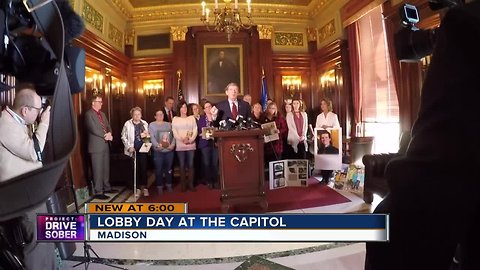 Project: Drive Sober team attends Tavern League's Lobby Day in Madison