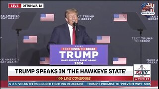 Trump Delivers Remarks at Iowa Commit to Caucus Event in Ottumwa, Iowa [Full Event]