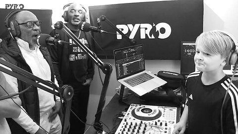 DJ Archie (The Worlds Youngest DJ) With The Ragga Twins Starz Deeza - PyroRadio