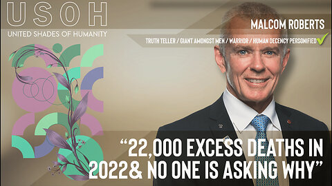 Malcom Roberts - 22,000 excess deaths in 2022 in Australia & no one is asking why?