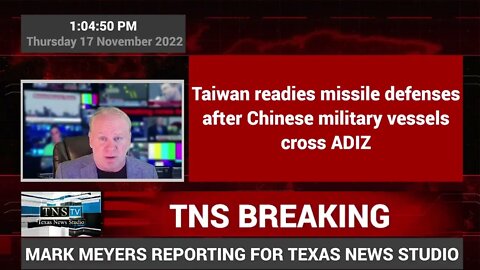 Taiwan readies missile defenses after Chinese military vessels cross ADIZ