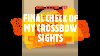 FINAL CHECK OF MY CROSSBOW