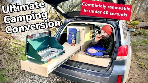 Look What I Did To My Friends Car || Ultimate DIY Camping Conversion