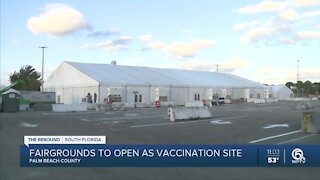 Vaccine site sits idle in Palm Beach County