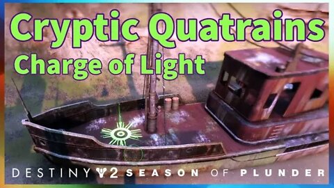 Cryptic Quatrains & Charge of Light | Season of Plunder | Destiny 2