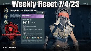 Assassin's Creed Odyssey- Weekly Reset 7/4/23