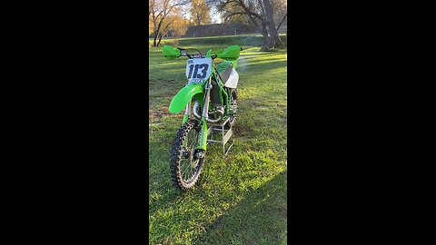 Kawasaki KDX rebuild