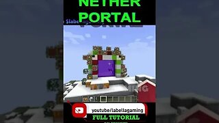 Minecraft: Christmas Nether Portal