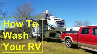 Cleaning RV Awning | How to Wash Your RV