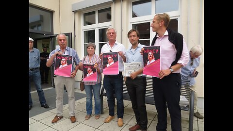 31.07.2024 Pressekonferenz der AFD im Musikhaus Falkensee - Brandenburg