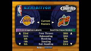 NBA Shootout 2000 Lakers Vs. Supersonics