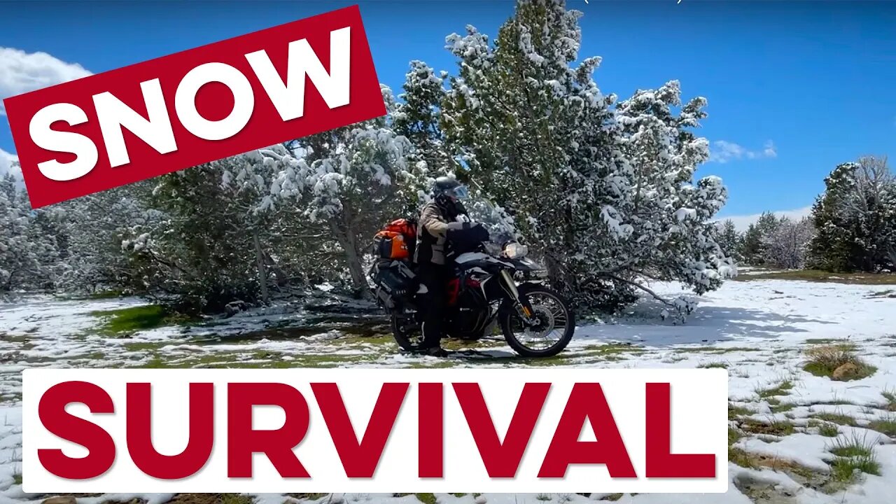 Solo Motorcycle Camping Adventure Turns Survival No Joke