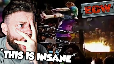 First Time Reacting: ECW INSANE MOMENTS!🤯