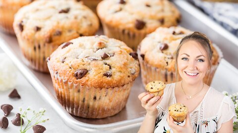 Bakery Style Chocolate Chip Muffins