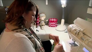 Locals sew face masks for those in need during coronavirus pandemic