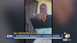 Aggressive solicitor arraigned again