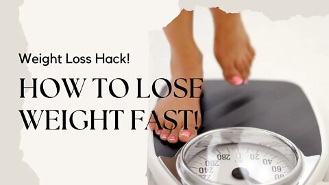 How to Lose Weight FAST and Consistently!!! No Gimmicks Required!