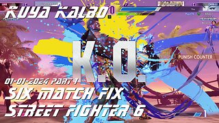 Kuya Kalbo Six Match Fix with Chun Li on Street Fighter 6 as Puyat 01-01-2024.
