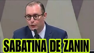 Sabatina no Senado Federal de Cristiano Zanin para o STF.