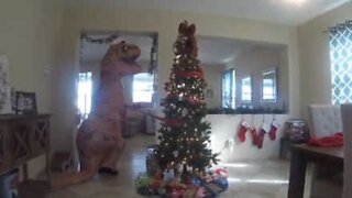 T-Rex ruins Christmas!