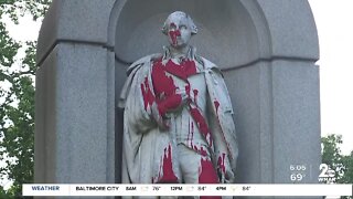George Washington statue vandalized