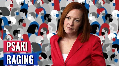 Psaki Tries To Hold Back Blind Rage at Liberal Meltdown