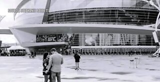 Couple gets engaged at Toshiba Plaza