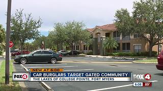 4 Cars burglarized, 1 stolen in gated Fort Myers community