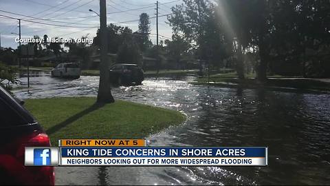 'King Tide' concerns for waterfront neighborhoods in Tampa Bay