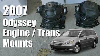 2007 Honda Odyssey Engine & Transmission Mounts