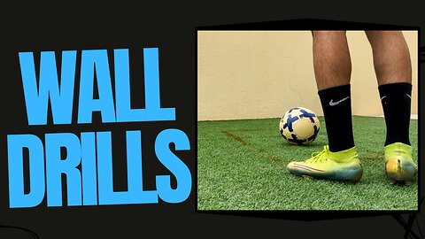 First Touch and Passing Using Wall | 6 Walls Drills
