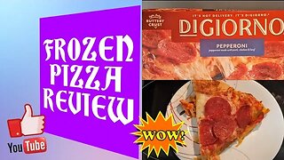 FROZEN PIZZA REVIEW: DiGIORNO Pepperoni Croissant Crust