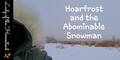 Hoarfrost and the Abominable Snowman