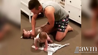 Dad Teases Mom, Says Getting Twins Dressed Is Easy. So She Films And Shares It Online