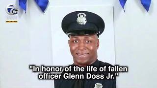 Hear the end of watch call for fallen Detroit police officer Glenn Doss Jr.