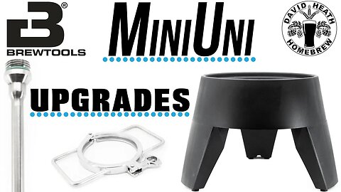 Brewtools MiniUni Upgrade Accessories Leg Kit + Handles + Long Dip Tube