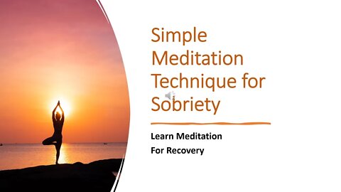 Meditation for Recovering Alcoholics and Addicts | Sobriety Peace of Mind