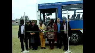 WATCH: City donates bus to farm school (Ewp)